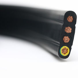 Good price Cable à roulement plat et flexible pour grue ou convoyeur en veste noire en ligne