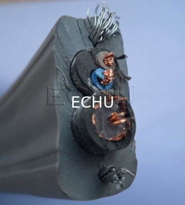 Good price Cable d'ascenseur plat et flexible avec câble de caméra de télévision en gris en ligne