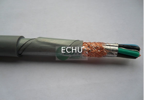 Good price Cable de commande rond à bouclier flexible à isolation en PVC KVVRP 450/750V en gris en ligne