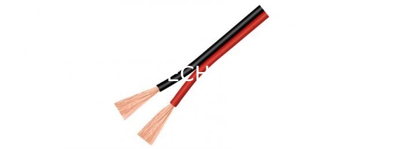Good price ECHU VFF Type plat PVC isolé, câble en PVC, câble plat parallèle RVB en ligne