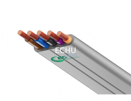 Good price ECHU 5 Cable d'ascenseur plat à noyau, câble de voyage certifié CCC & CE en ligne