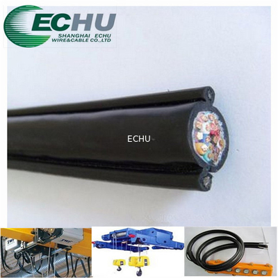 Good price ECHU Cable à roulement flexible Cable suspendu RVV ((1G) /RVV ((2G) de couleur noire en ligne