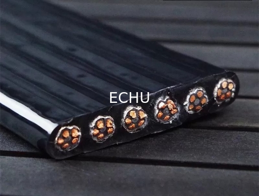 Good price Cable à roulement plat flexible pour grue ou convoyeur YFFB-PUR 30*1.5 PUR Jacket noir, résistant aux intempéries en ligne